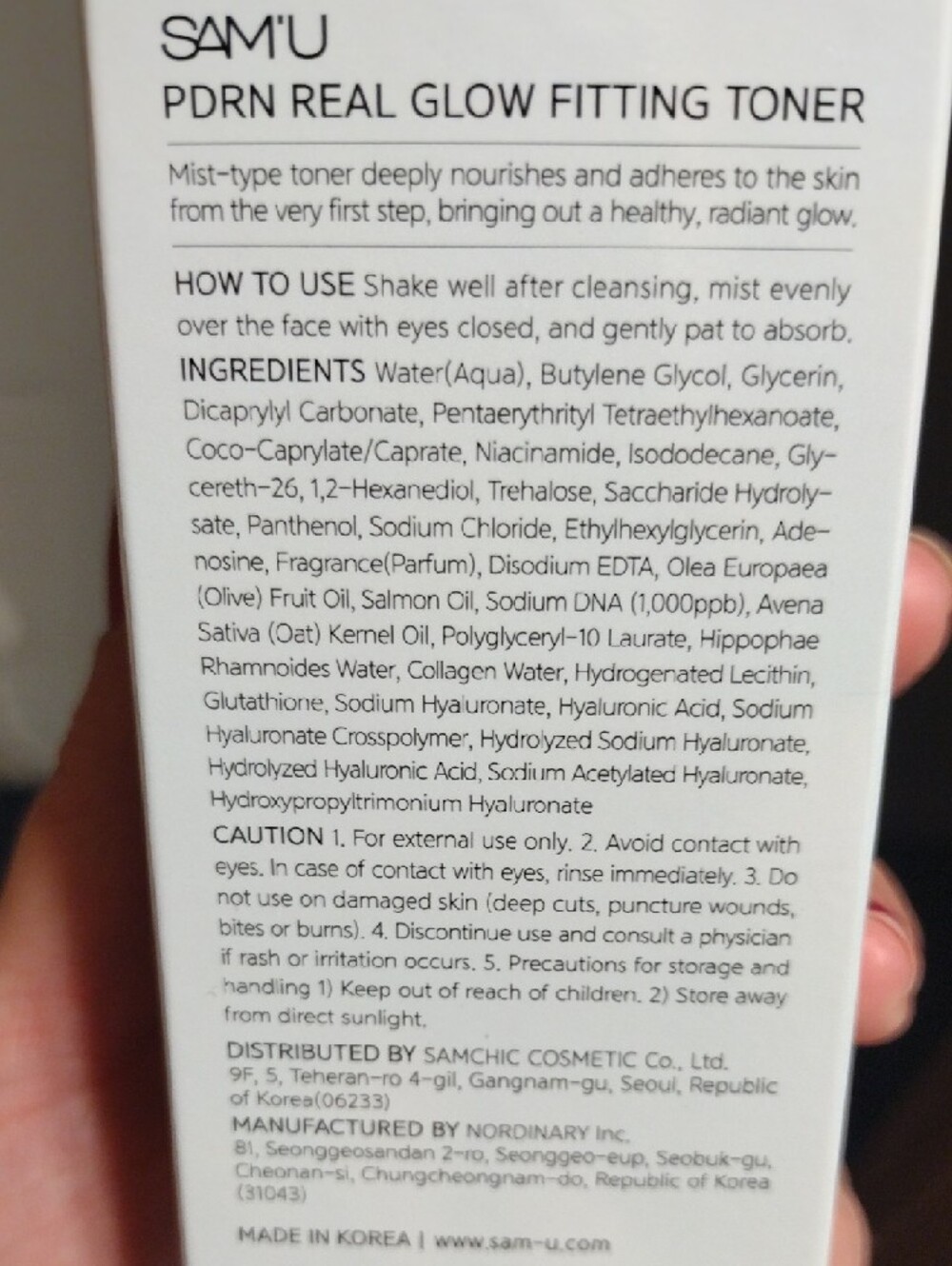 PDRN Real Glow Fitting Toner — Salmon Pink Hydrating Toner - Picture 4 of 4